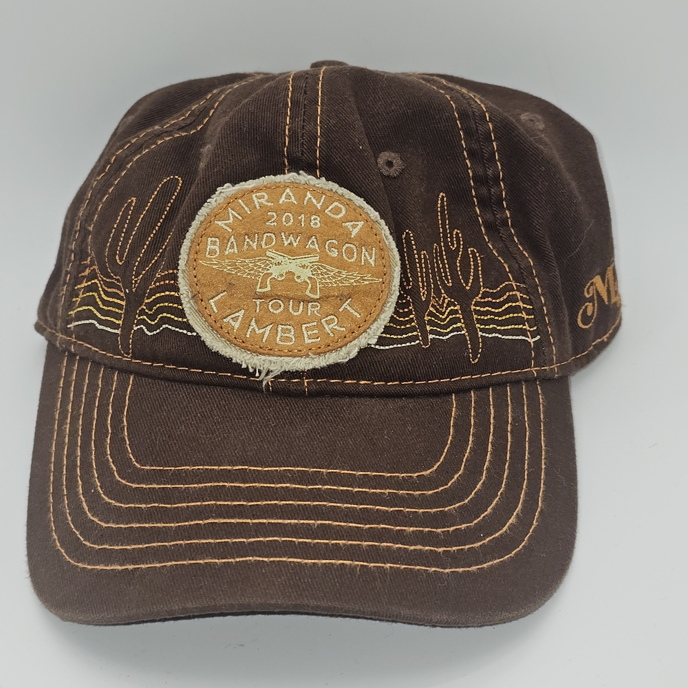 Miranda Lambert Brown Tour Adjustable‎ Hat NWOT